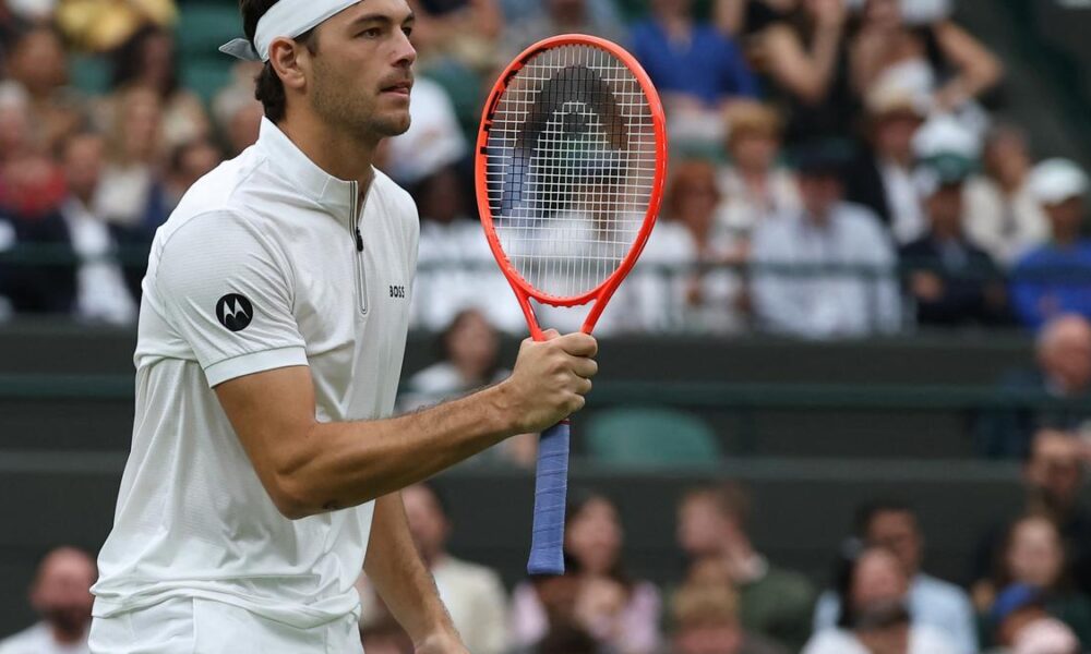Fritz through to Wimbledon quarter-final after injured Thompson retires