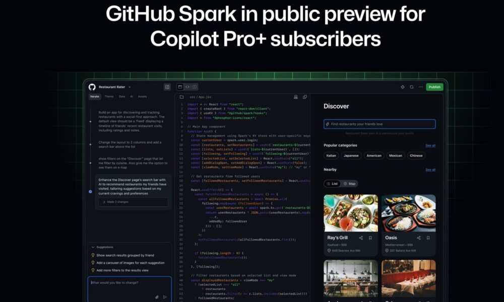 GitHub’s new Spark AI can turn your ideas into apps, no coding needed | Mint