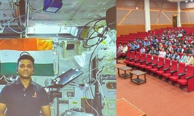 Gp Capt. Shukla shares experience of life aboard ISS with students