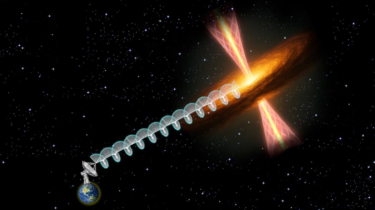 IIST team discovers radio emission with circular polarisation near a massive young protostar