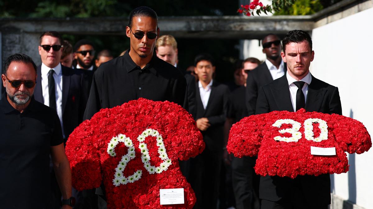 Liverpool teammates gather in Portugal for Diogo Jota’s funeral