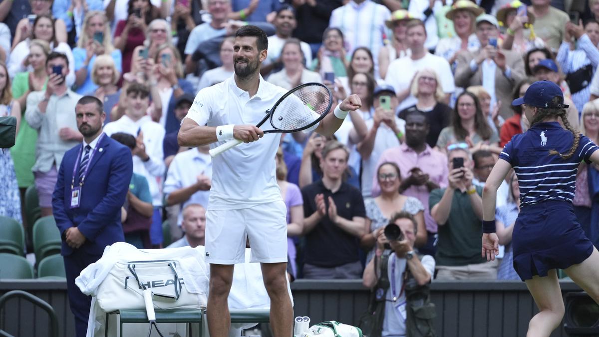 Novak Djokovic achieves another milestone with his 100th Wimbledon victory after Navratilova and Federer