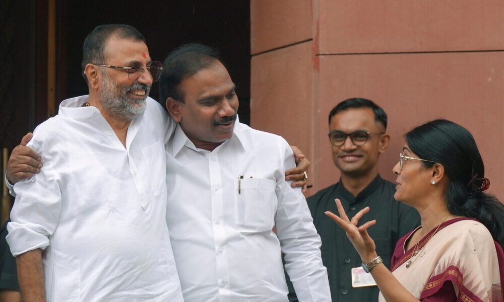 Playing role of Kader Khan: Nishikant Dubey's jibe at Oppn over questioning reasons behind Jagdeep Dhankar's resignation | Mint