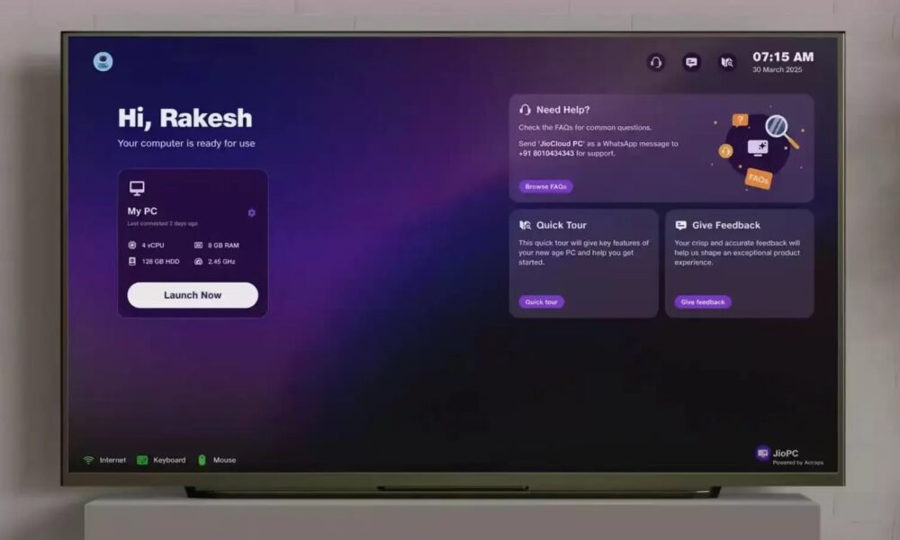 Reliance Jio launches JioPC to offer affordable cloud computing via TV: How it works | Mint