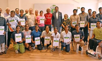 Rethin and Maaya win the T.K. Ramanathan award in TNTA annual day function