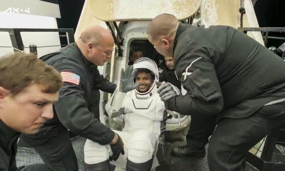 Shubhanshu Shukla extracted in stable condition from capsule, undergoing post-mission medical evaluation: ISRO