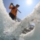 Swiss glaciers show holes reminiscent of cheese