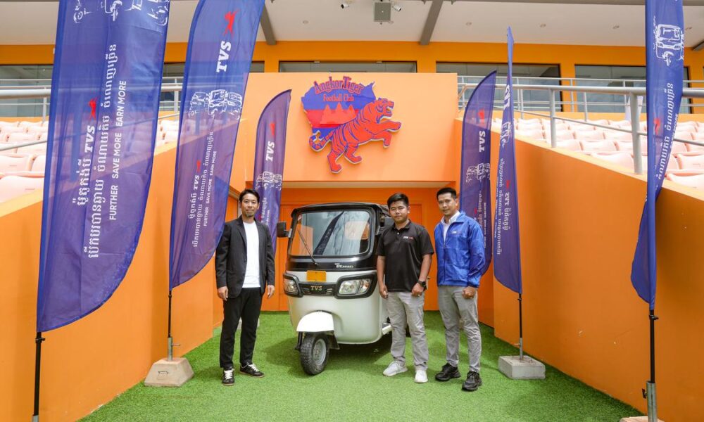 TVS Motor Company extends partnership with Angkor Tiger FC