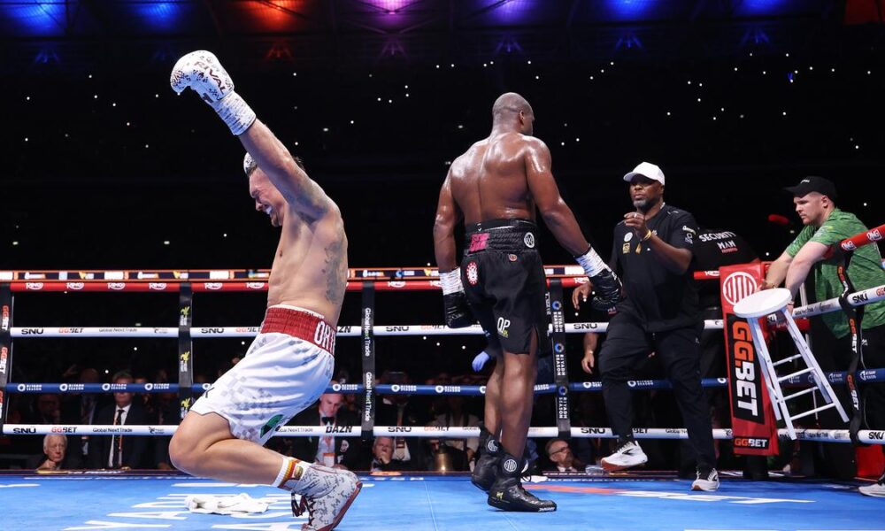 Usyk demolishes Dubois with fifth-round knockout
