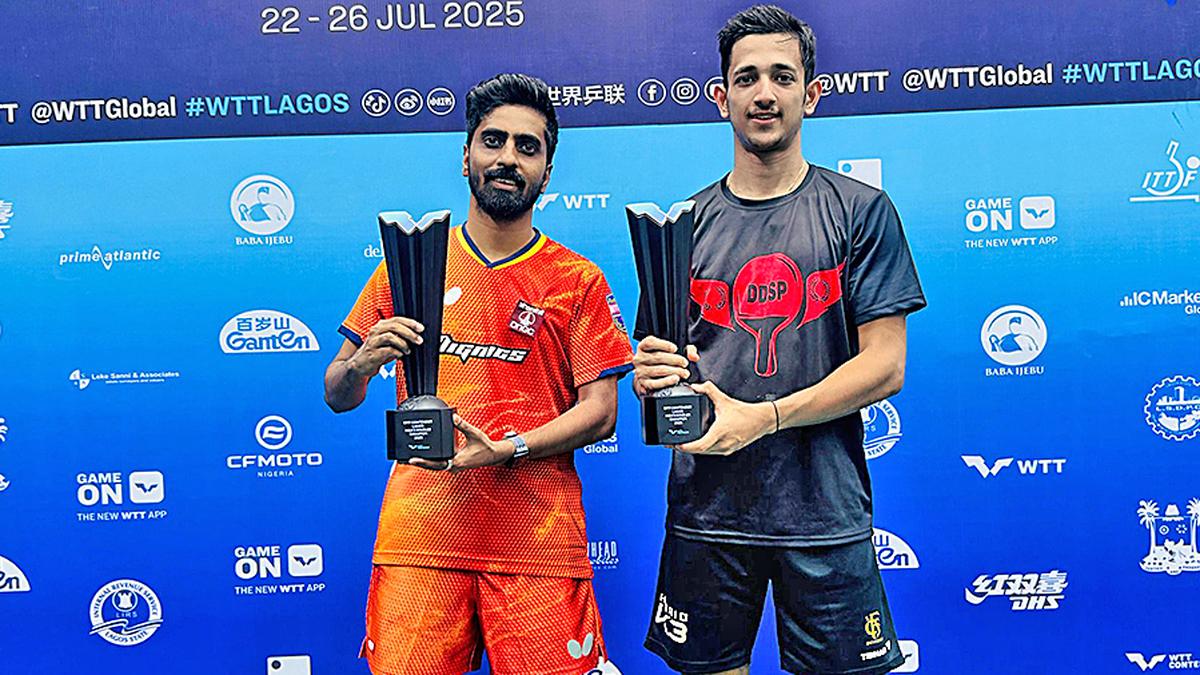 WTT Contender Lagos | Sathiyan-Akash wins; Sreeja loses in final