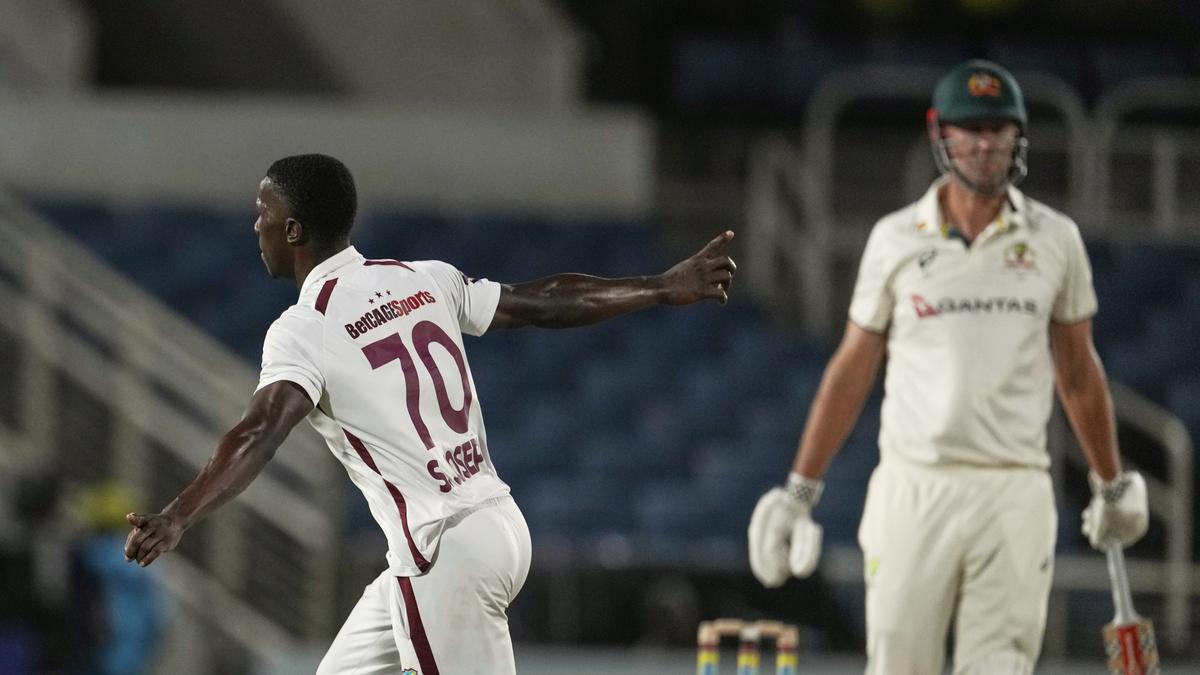 West Indies take honours on first day of day-night third test against Australia