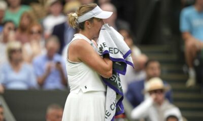 Wimbledon says a call on a shot that landed out was missed because the electronic system was off