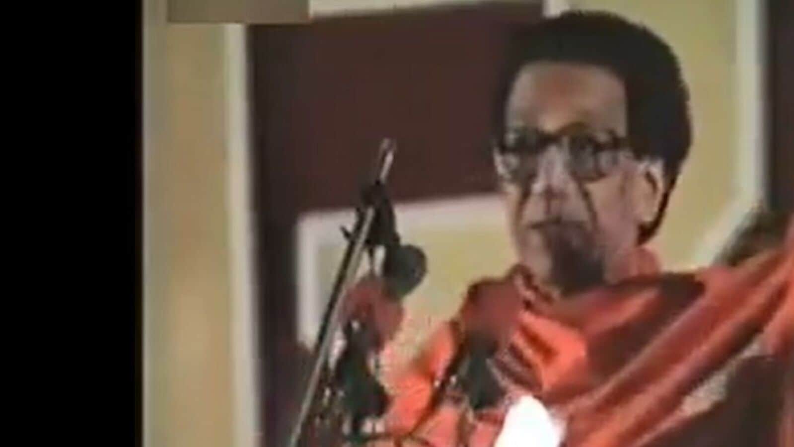 ‘I may be Marathi but…’: Bal Thackeray's old video resurfaces amid Hindi language row, MNS slapgate | Mint