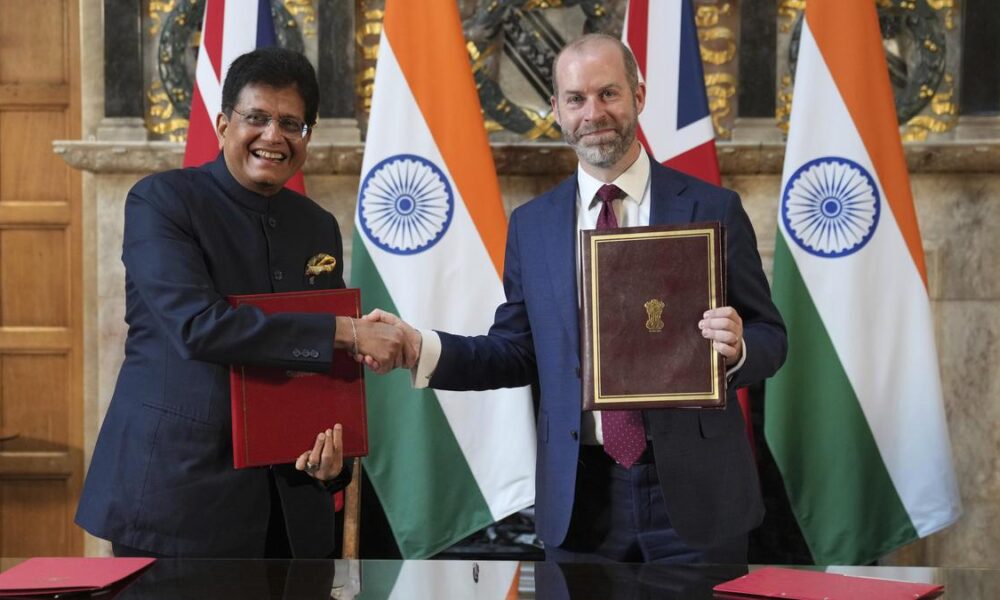 Another slip up by India in the trade pact with the U.K.