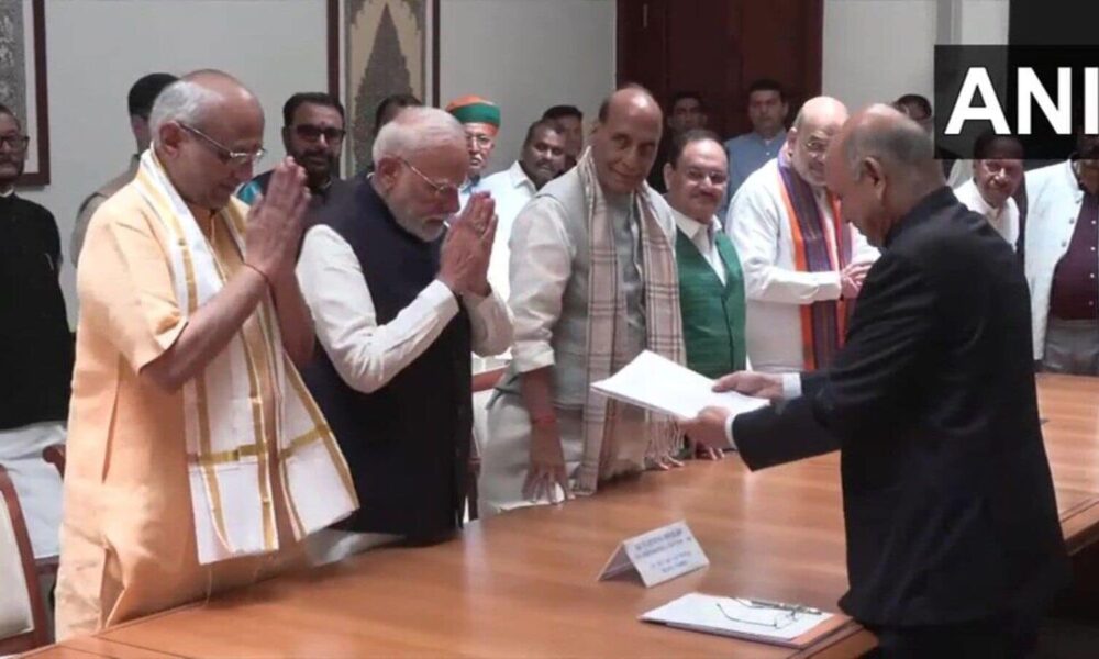 CP Radhakrishnan, NDA's VP pick, files nomination; PM Modi, Amit Shah, other ministers accompany | Mint