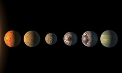 How do scientists determine the temperature of planets or stars?