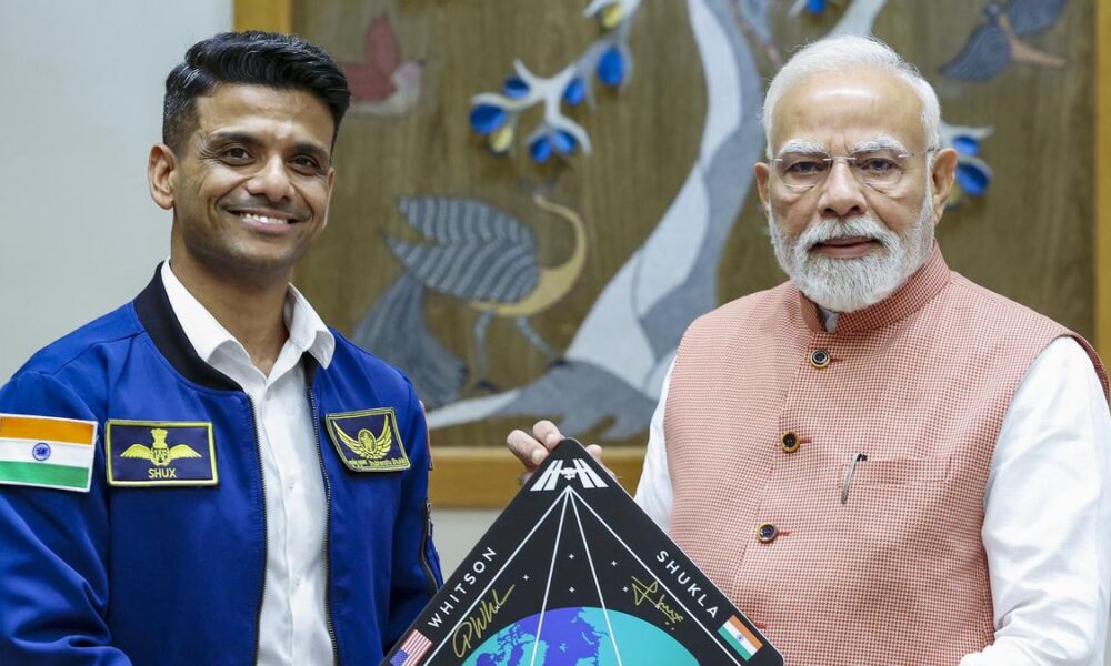 Lot of interest about Gaganyaan world over: Shubhanshu Shukla tells PM Modi