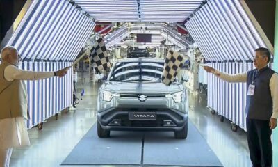 PM Modi flags off Maruti Suzuki's 1st electric vehicle e-Vitara