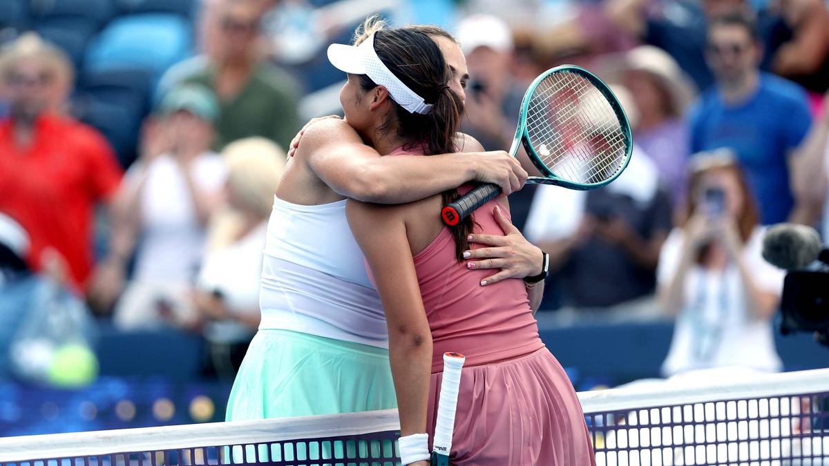 Sabalenka survives three-hour Cincinnati struggle with Raducanu
