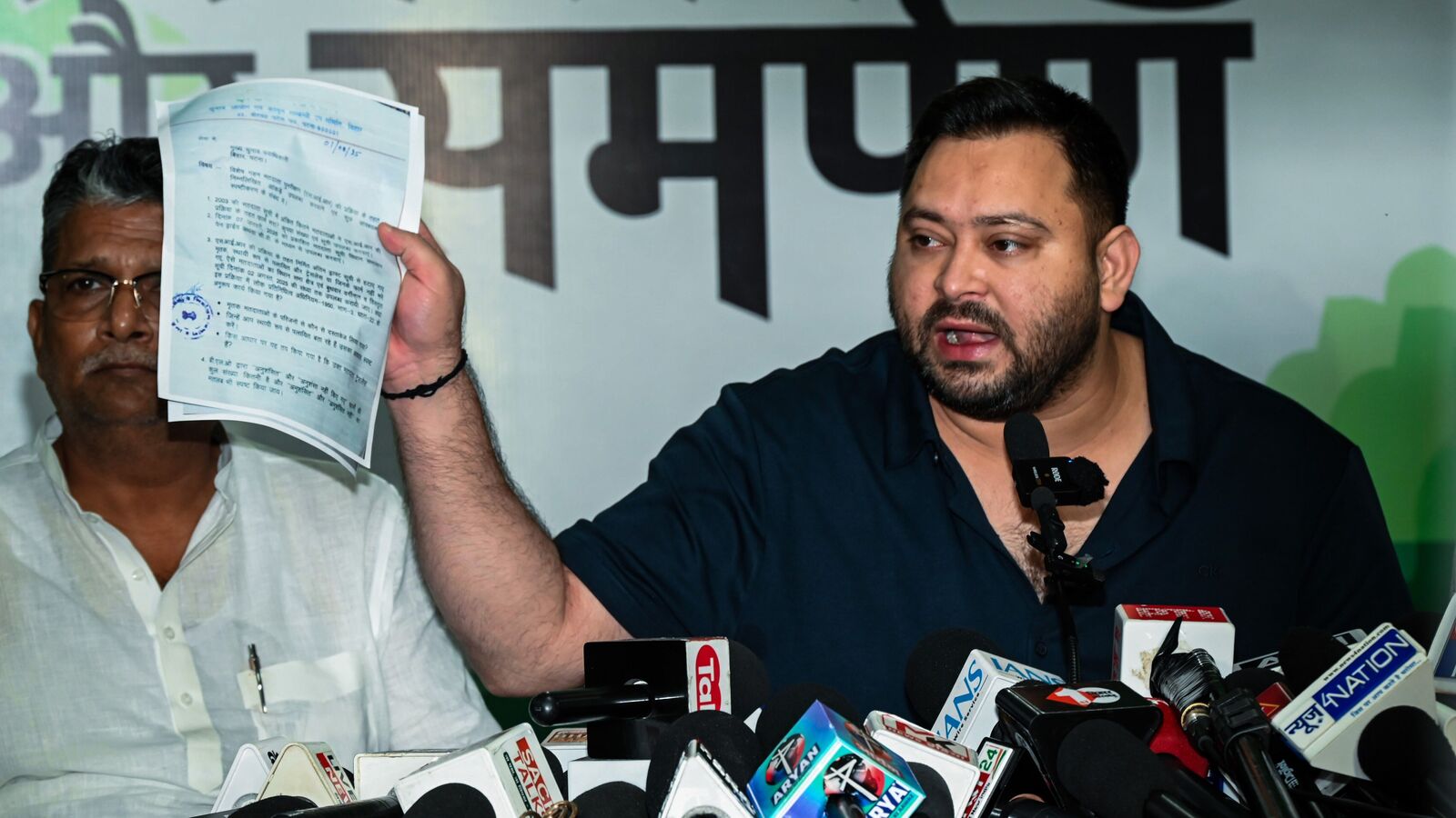Tejashwi Yadav alleges Bihar Dy Chief Minister has 2 voter IDs; Vijay Kumar Sinha hits back: ‘I vote from only…' | Mint