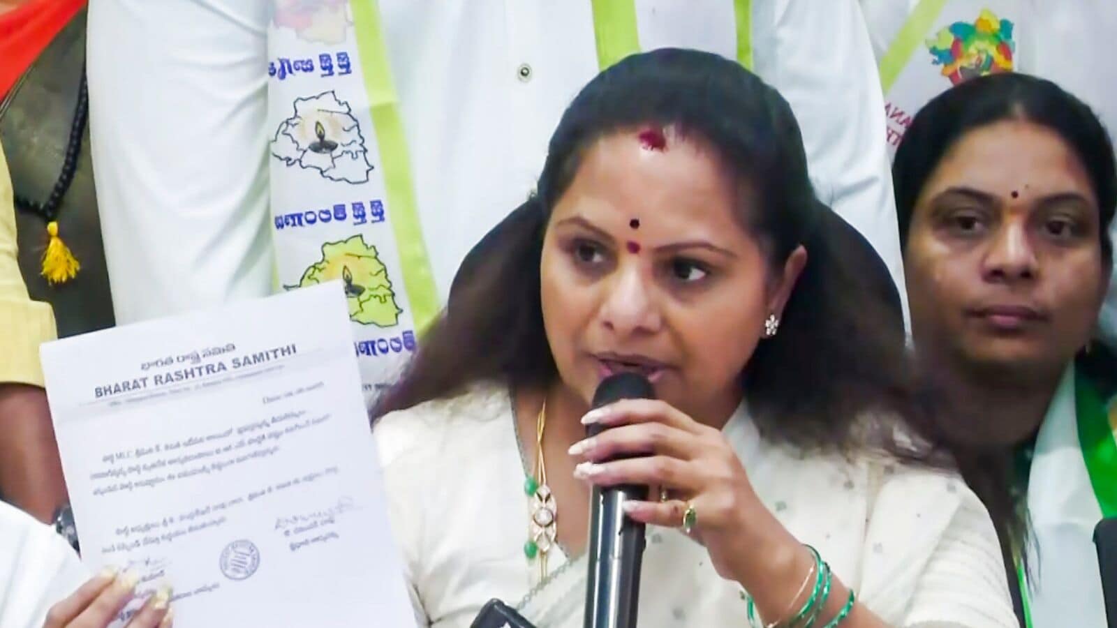 Kavitha quits BRS, MLC post, a day after her father KCR suspended her from the party | Mint