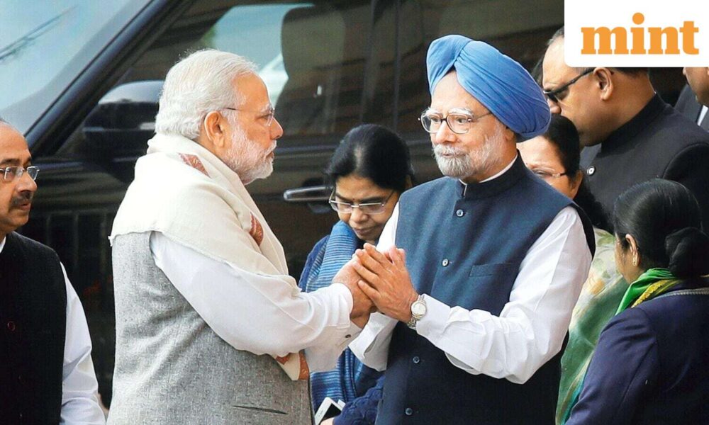 Modi pays tribute to former PM Manmohan Singh, says ‘recall his contributions…’ | Mint