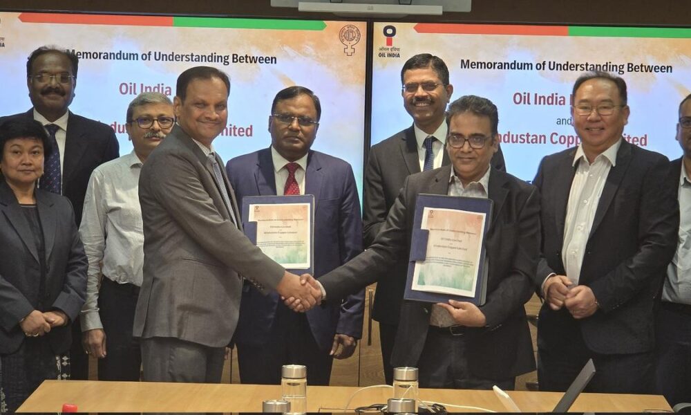 Oil India-Hindustan Copper ink MoU for exploration of critical minerals