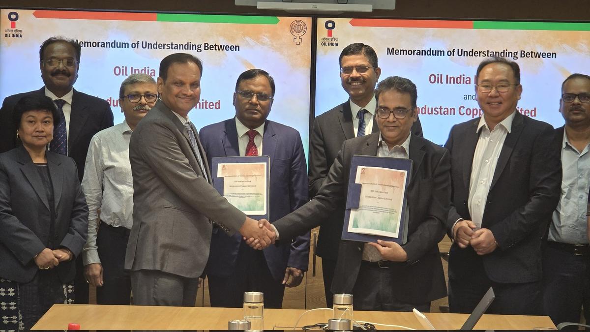 Oil India-Hindustan Copper ink MoU for exploration of critical minerals