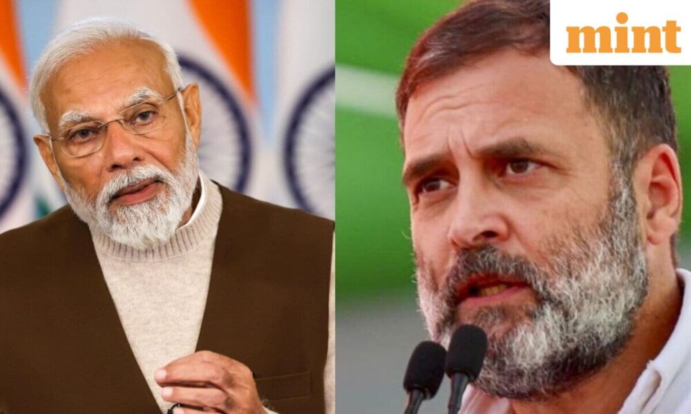 Rahul Gandhi's one-liner greeting to PM Modi on 75th birthday, netizens note ‘shri lagana bhool gye’ | Mint