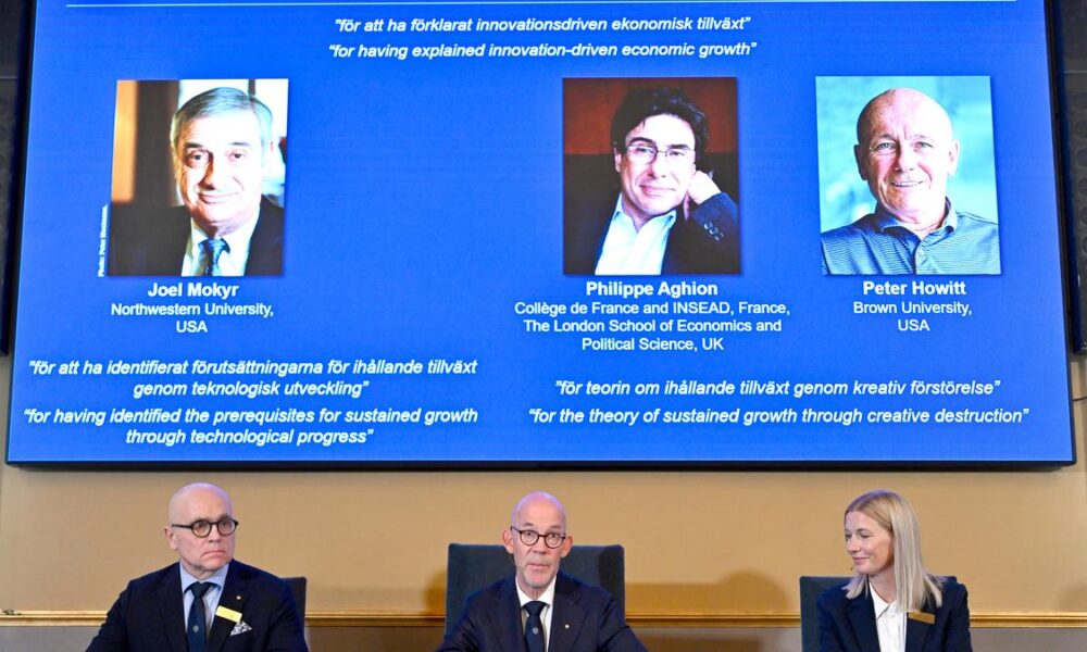 Economics Nobel Prize 2025: How innovation drives economic growth