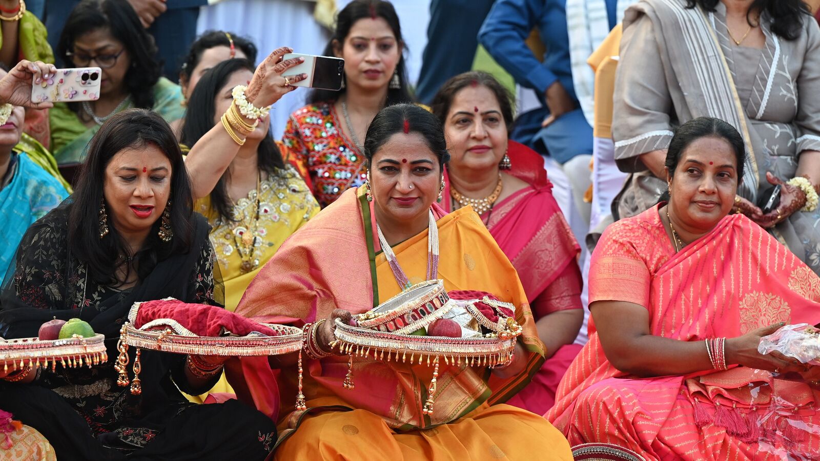 ‘Enemies of Sanatan Dharma’: AAP, BJP spar over CM Rekha Gupta's public Karwa Chauth celebration | Mint