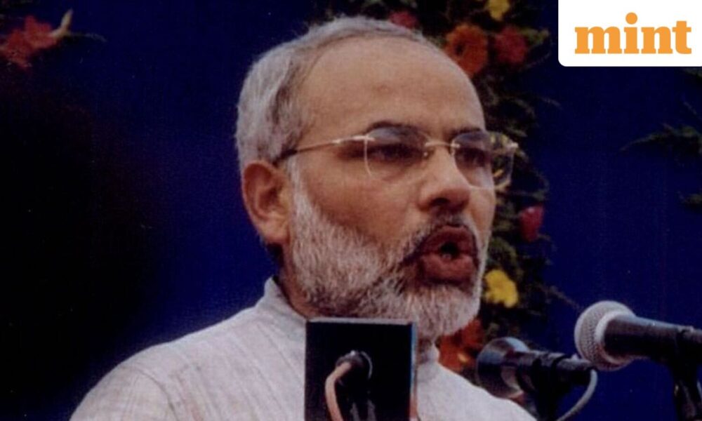 ‘My gratitude to people of India’: PM Narendra Modi recalls his 2001 Gujarat CM oath in nostalgic post on X | Mint