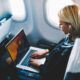 How are passengers able to access the Internet on aeroplanes?