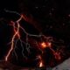 What is volcanic lightning?