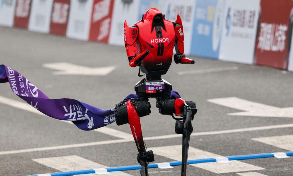 Humanoid robots race past humans in Beijing half-marathon, showing rapid advances